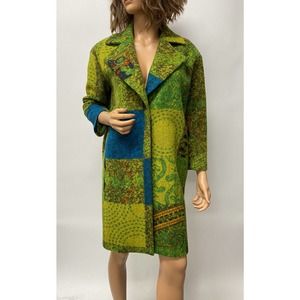 Qinpei.er Jacket Size S Multicolor High Temperatures Settings Long Sleeve Coat